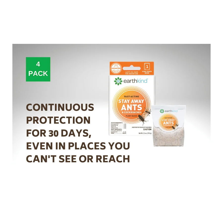 Stay Away SA4P8D5ANTRO Ant and Cockroach Deterrent, 10 fl-oz Pouch