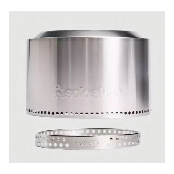SSYUK-SD-27-2.0 Yukon and Stand Fire Pit, 27 in OAW, 19.8 in OAH, Ceramic/Stainless Steel