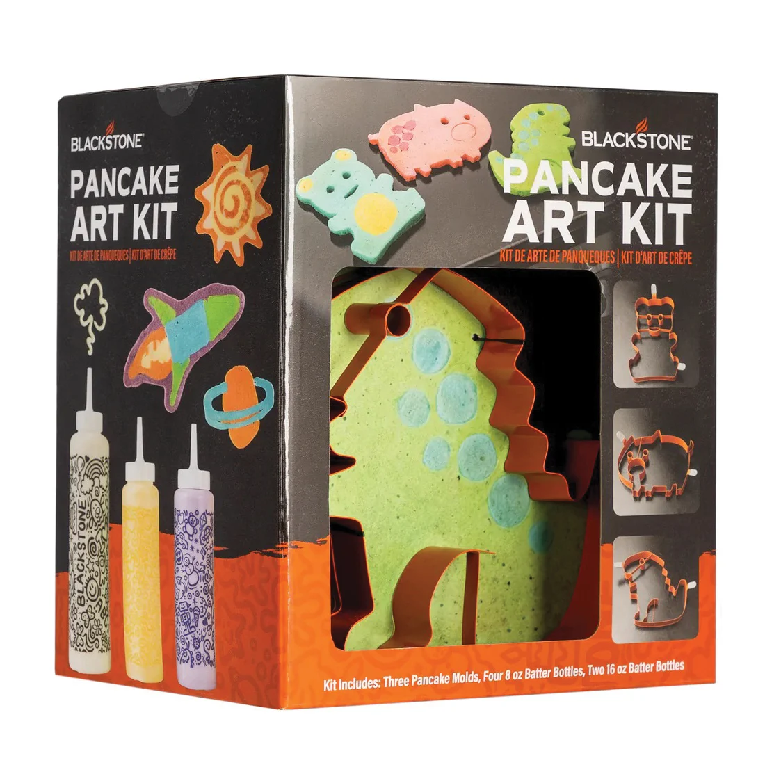 5251 Pancake Art Kit, Metal, Multi-Color, 9-Piece