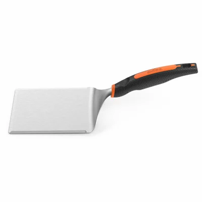 08802Y Extra-Large Spatula, 1.5 mm Gauge, Stainless Steel Blade, TPR Handle, 13.49 in Long
