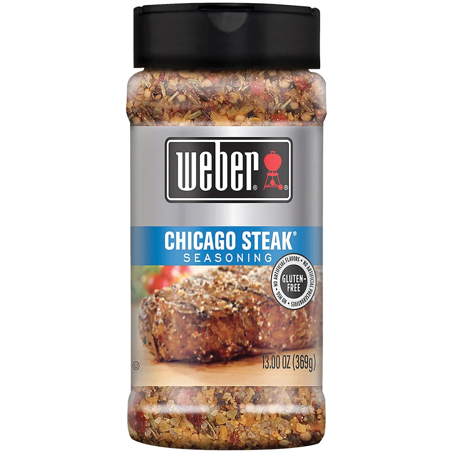 Chicago Steak 1151133 Seasoning, Savory, 13 oz - Weber