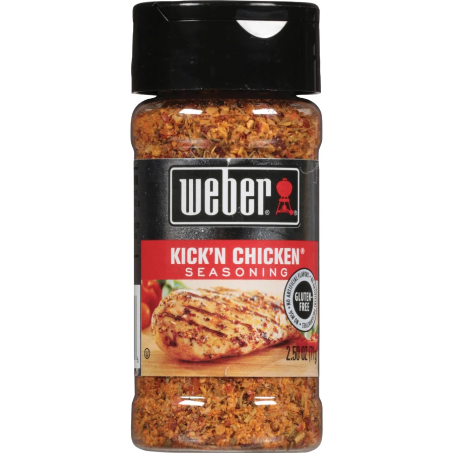 Kick 'N Chicken 1151134 Seasoning, 11 oz - Weber