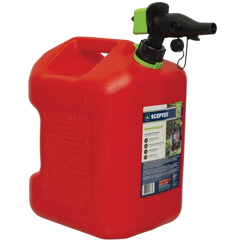 FSCG571 Can, 5 gal, Polypropylene, Red - Scepter