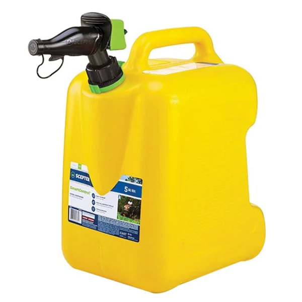 FSCD571 Smart Control Can with Rear Handle, 5 gal, Yellow - Scepter