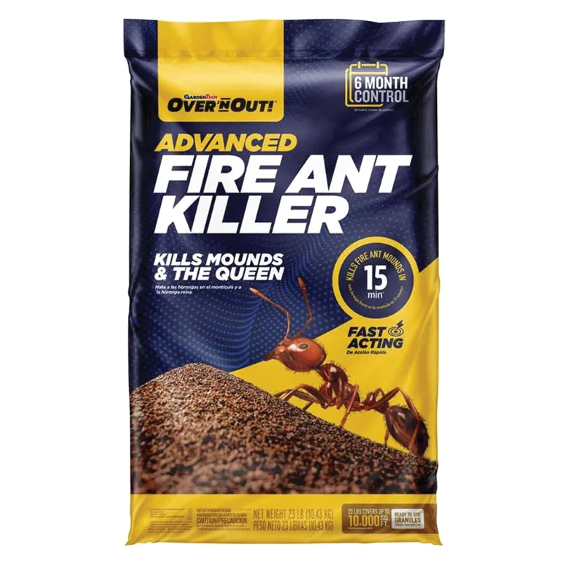 100515681 Advanced Fire Ant Killer, Solid Granular, Mild Detergent, 23 lb - GardenTech