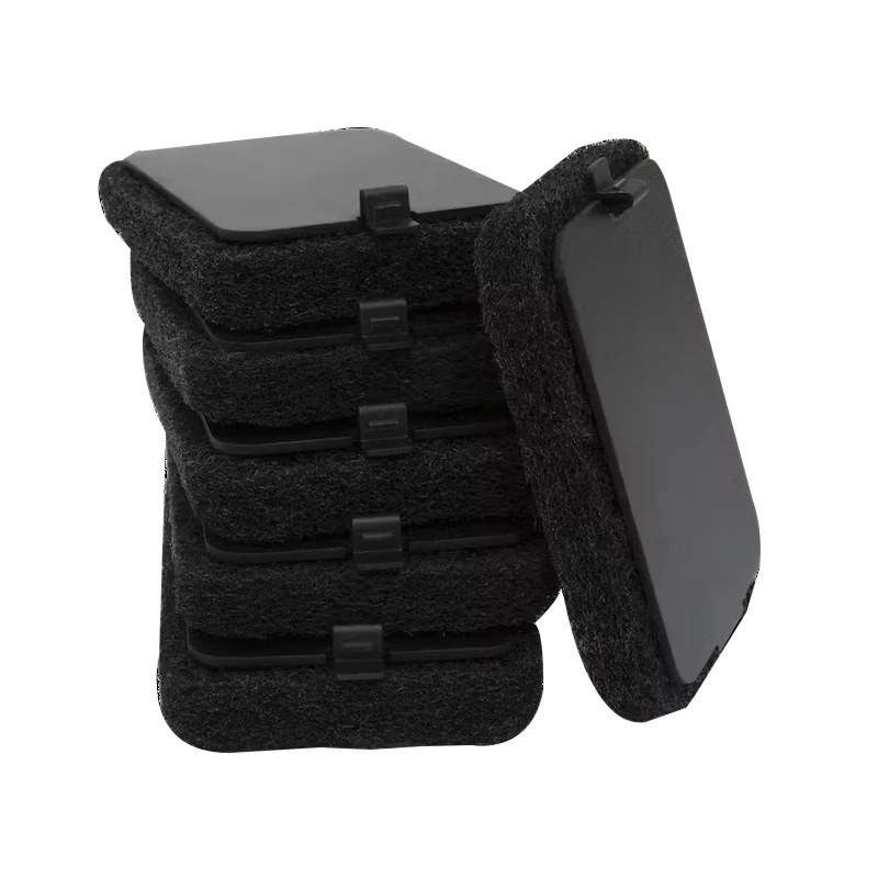 3400023 Griddle Scour Pad Replacement Pack, Nylon Bristle, Black Bristle, Easy-Grip Handle