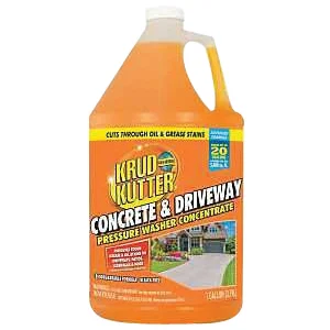 Advanced Formula Series 385466 Concrete and Driveway Pressure Washer Concentrate, Liquid, 1 gal Bottle - Krud Kutter