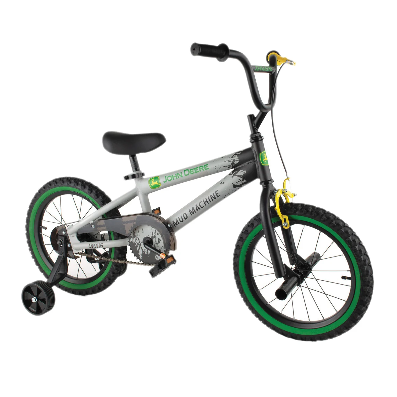 46399 Kid's Bicycle, Boy's, 4 +, Steel Frame, Mud Machine - John Deere Toys