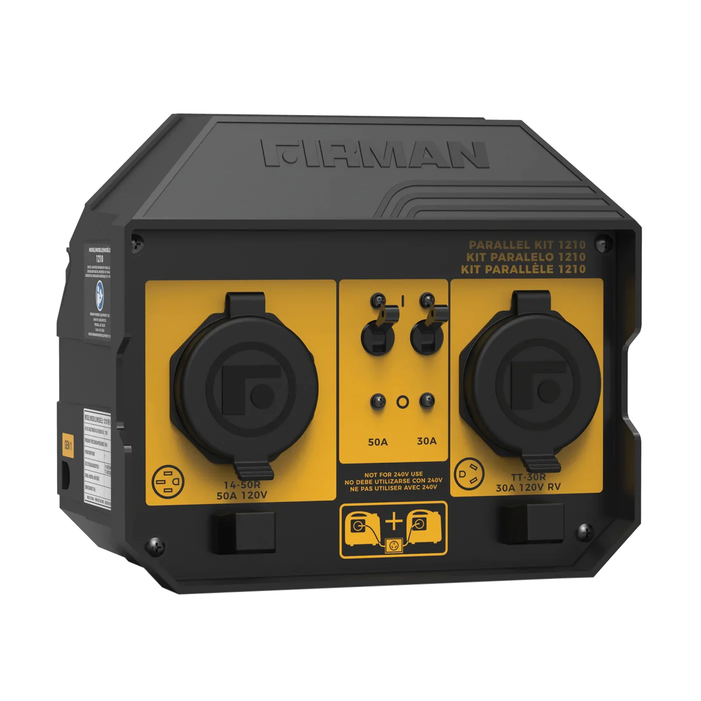 1210 Portable Generator Parallel Kit, 50 A, Combines Output Power - Firman