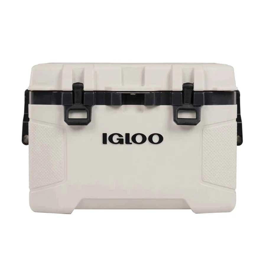 Trailmate Series 0050215 Cool Box, 50 qt Cooler, Polyethylene/Polypropylene, Bone/Obsidian Gray - Igloo