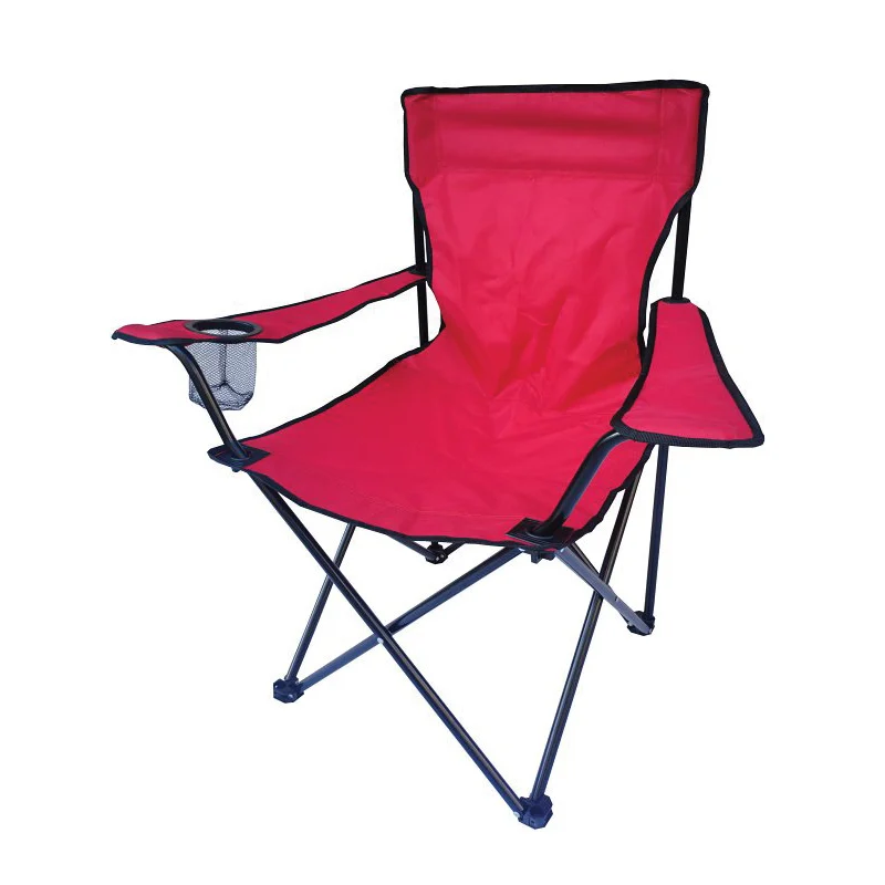 FS633 Oversize Folding Chair with Cup Holder, 19 in D, 250 lb - Seasonal Trends
