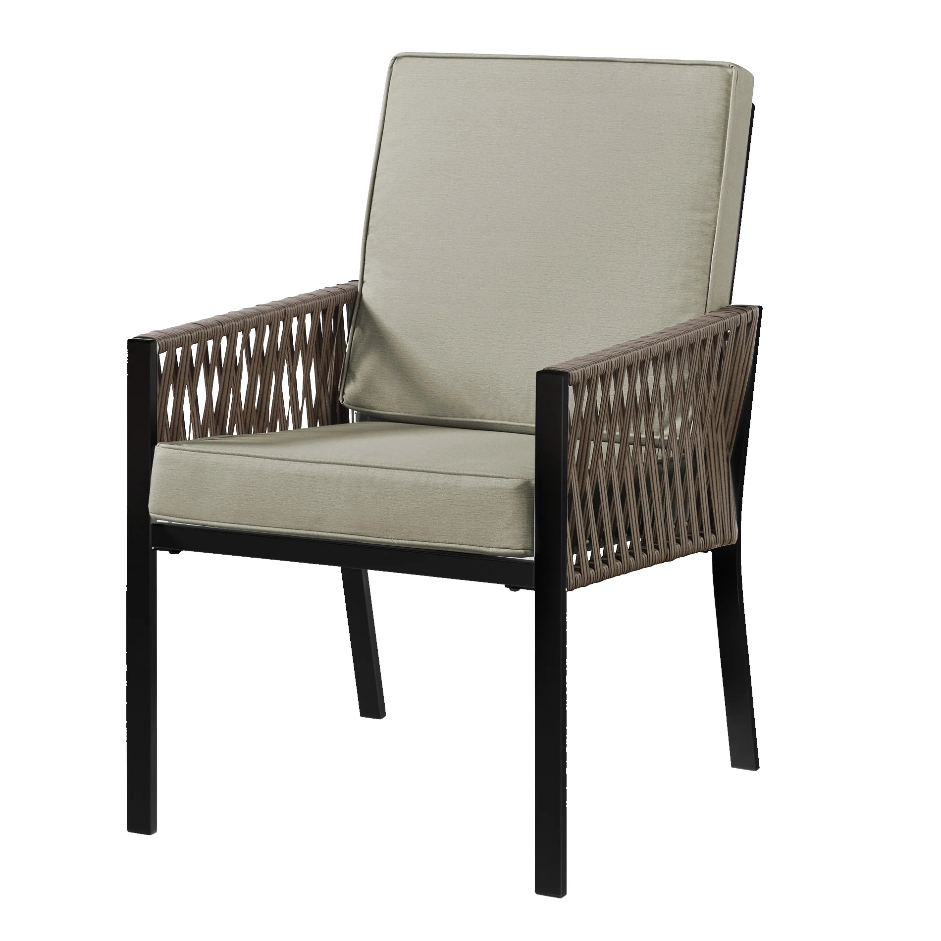 HKVS636B Dining Chair, 23.43 in W, 28.2 in D, 35.43 in H, Steel Frame, Black Frame - Seasonal Trends