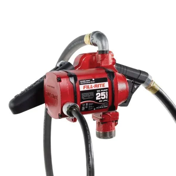NX25-DDC Series NX25-DDCNB-AA Fuel Transfer Pump, 12 ft L Suction Tube, 1 in Outlet, 25 gpm, Cast Iron