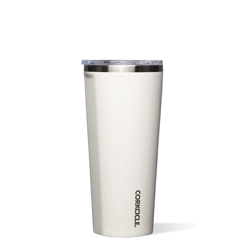 2124GOM Classic Tumbler, 24 oz, Shatterproof, Sliding Lid, Stainless Steel, Oat Milk, Insulated - Corkcicle