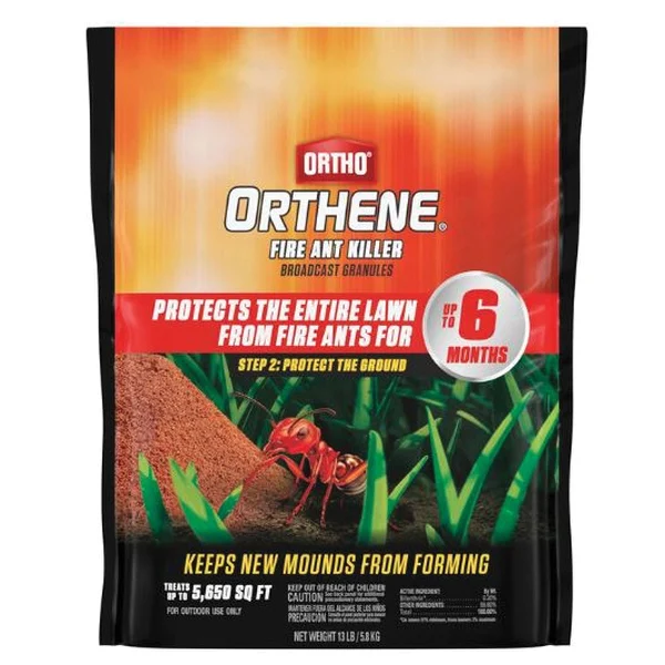 Orthene 4662801 Fire Ant Killer, Solid, Spreader Application, Residential Lawn Space, 13 lb Bag - Ortho