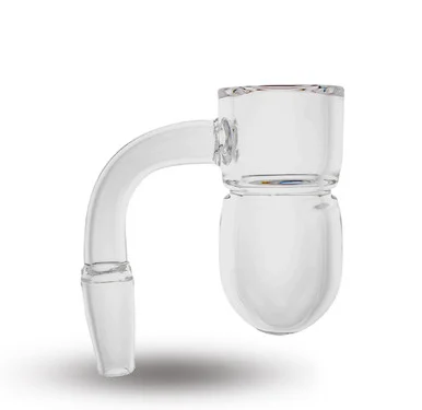 Splashguard Round Bottom Banger: 10mm Male 90 Degree by VapeBrat