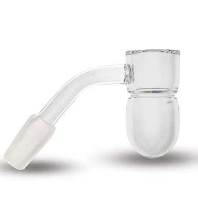 Splashguard Round Bottom Banger: 14mm Male 45 Degree by VapeBrat
