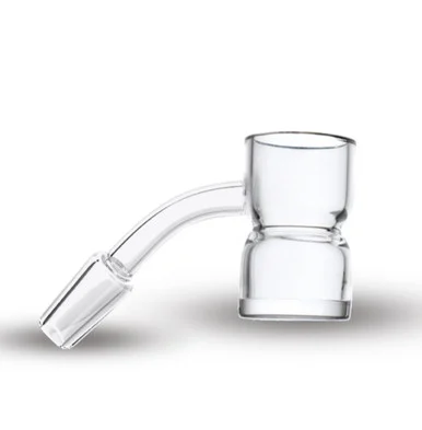 Splash Guard Banger w/ Opaque Bottom : 14mm Male 45 Degree - VapeBrat