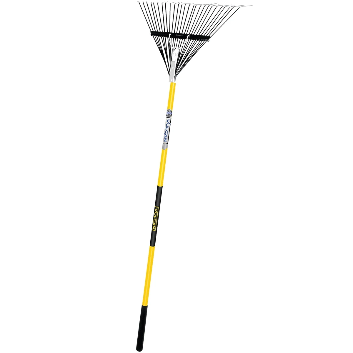 34560 Lawn/Leaf Rake, Steel Tine, 26-Tine, Fiberglass Handle, 54 in L Handle