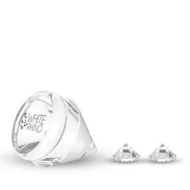Premium Diamond Carb Cap with Two Diamond Terp Pearls: Clear Quartz - Preppy La Peui