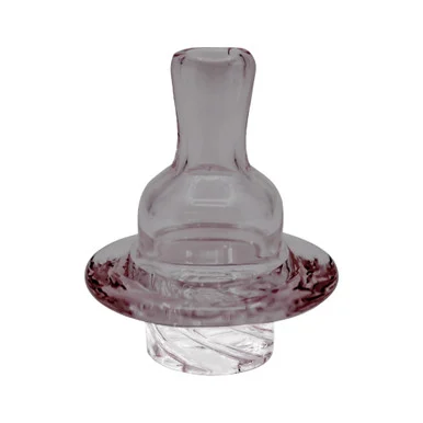 Black Auto Spinner Carb Cap: Bell Style for 25mm Bangers - Smoke Black