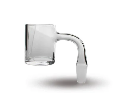 30mm Quartz Bucket Banger: 14mm Male 90 Degree - Full Weld