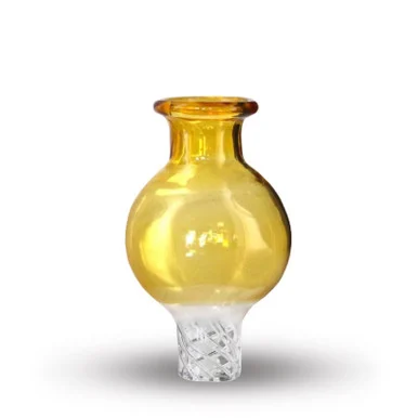 30mm Amber Bubble Spinner Carb Cap Vortex Airflow - VapeBrat