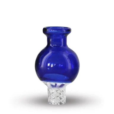 30mm Bubble Spinner Carb Cap: Blue - VapeBrat