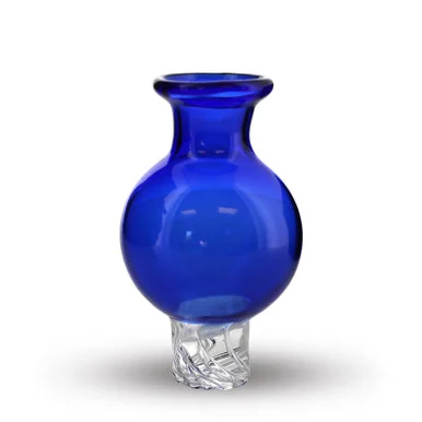 Spinner Carb Cap Vortex Bubble 35mm: Blue - VapeBrat