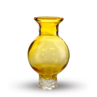35mm Amber Spinner Carb Cap Vortex Bubble - VapeBrat