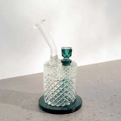 Jane West Bong Dab Rig: Twenties Collection Teal