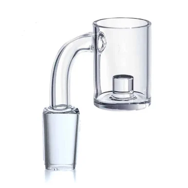 Center Core Reactor Quartz Banger: 14mm Male 90 Degree Regular Weld - VapeBrat