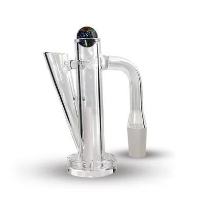 Terp Slide Control Tower Terp Slurper Banger Kit with Marble Cap and Terp Pillar: Full Weld - VapeBrat