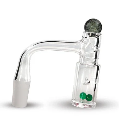Extreme Spinner Blender Splashguard Banger Kit with Marble Cap and Two Terp Pearls - VapeBrat