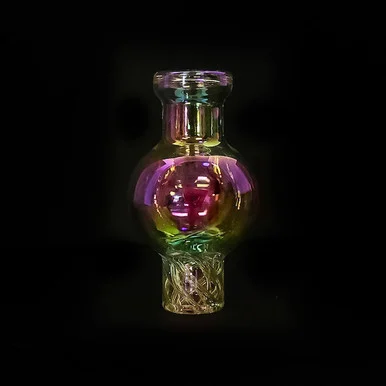 25mm Vortex Spinner Bubble Carb Cap: Iridescent - VapeBrat