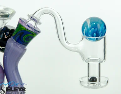 Bent Neck Fully Weld Terp Slurper Quartz Banger 14mm Male 45 Degree - VapeBrat