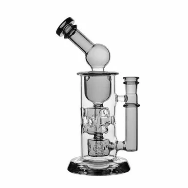 8.5" Smoke FTK Incycler w/ Slanted Neck by VapeBrat