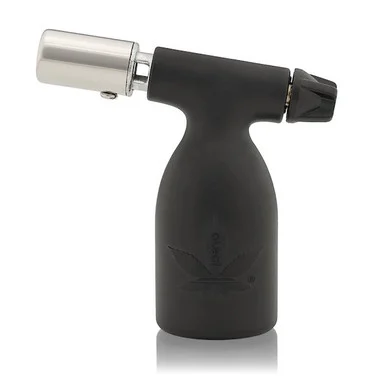 Mini Dab Torch - Turbo Single Flame: 3.5" Black by aLeaf