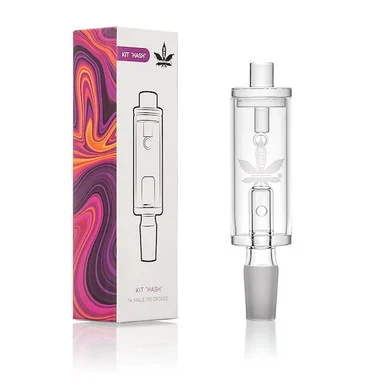 aLeaf Hash Bowl Borosilicate Adapter Kit: 14mm Male 90 Degree