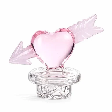 Cupid Series 25mm Pink Heart Spinner Carb Cap - Pulsar