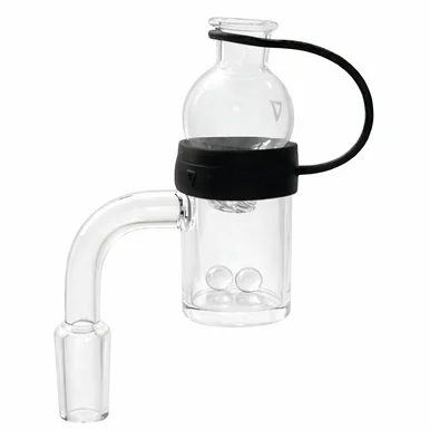 Complete Banger Kit: Regular Weld 25mm Diameter Bucket Banger, Spinner Carb Cap, Terp Pearls & Tether - VapeBrat