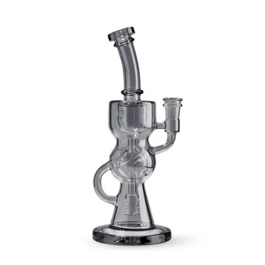 9" Smoke FTK Recycler Borosilicate Glass Dab Rig - VapeBrat