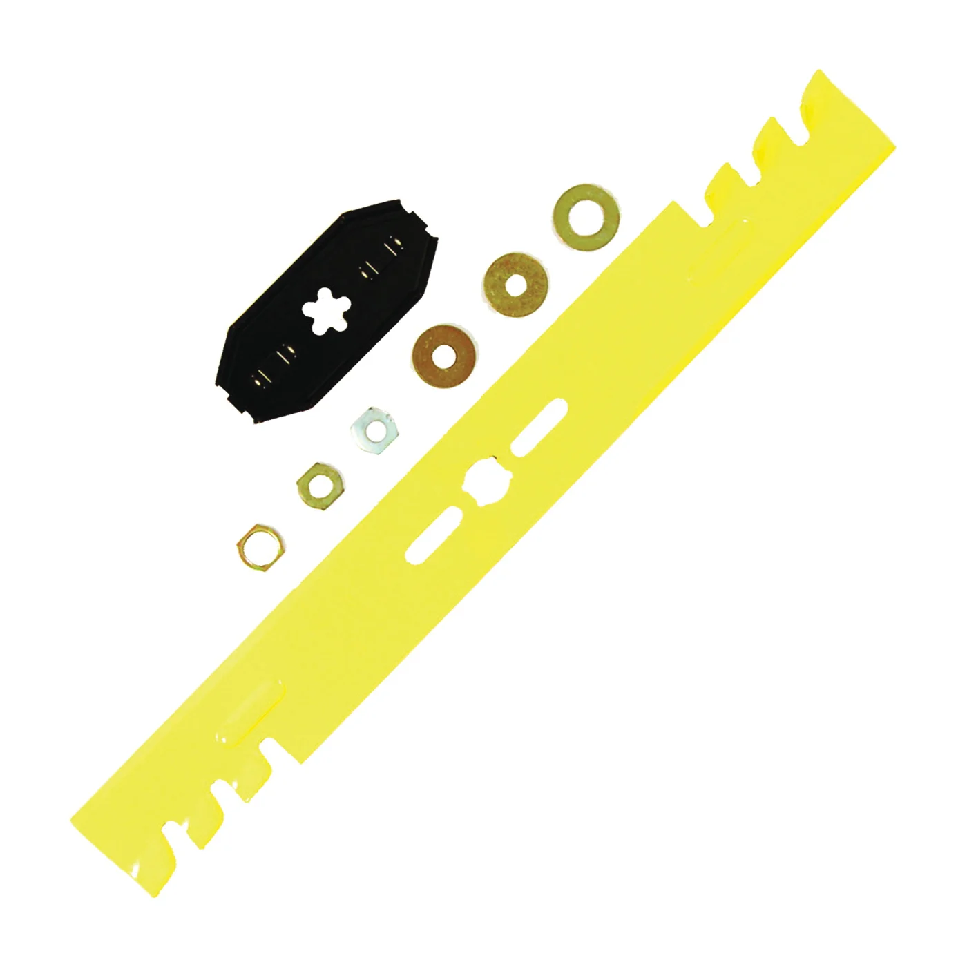 490-100-0096 Mulching Blade, 21 in L, 2-1/2 in W, Steel