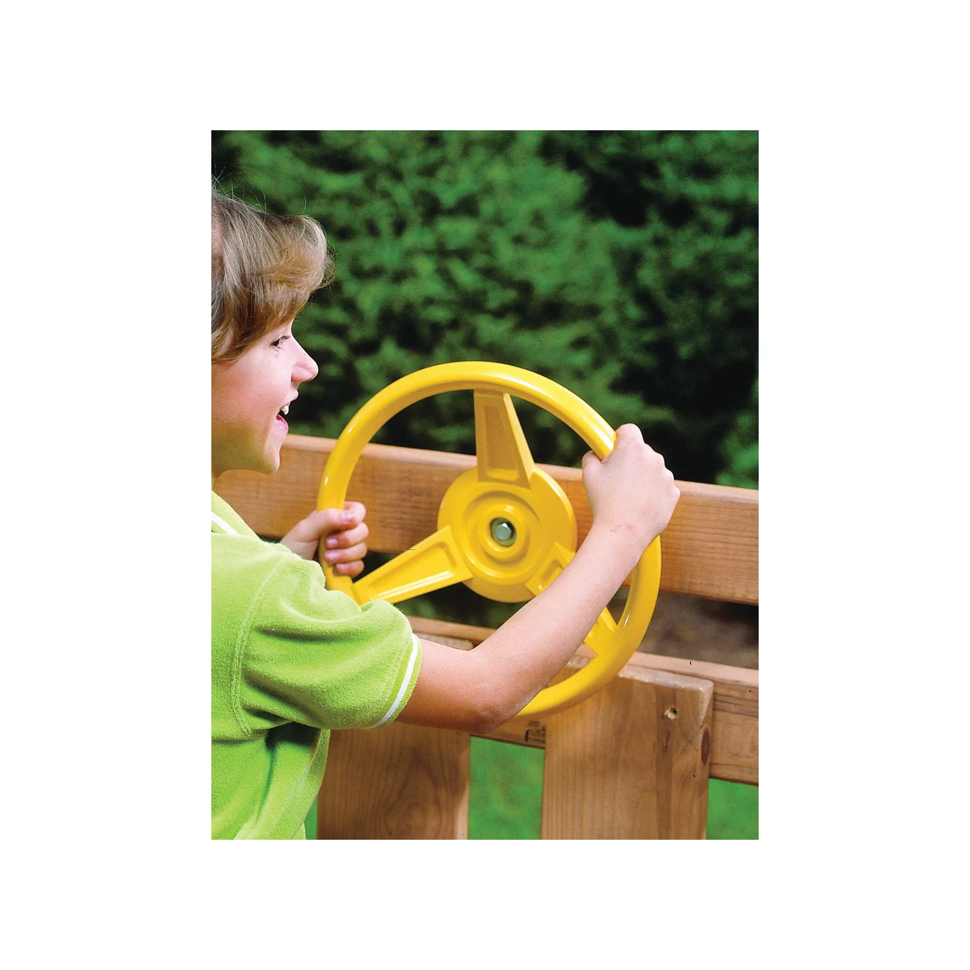 PS 7840 Steering Wheel, HDPE, Yellow - Playstar