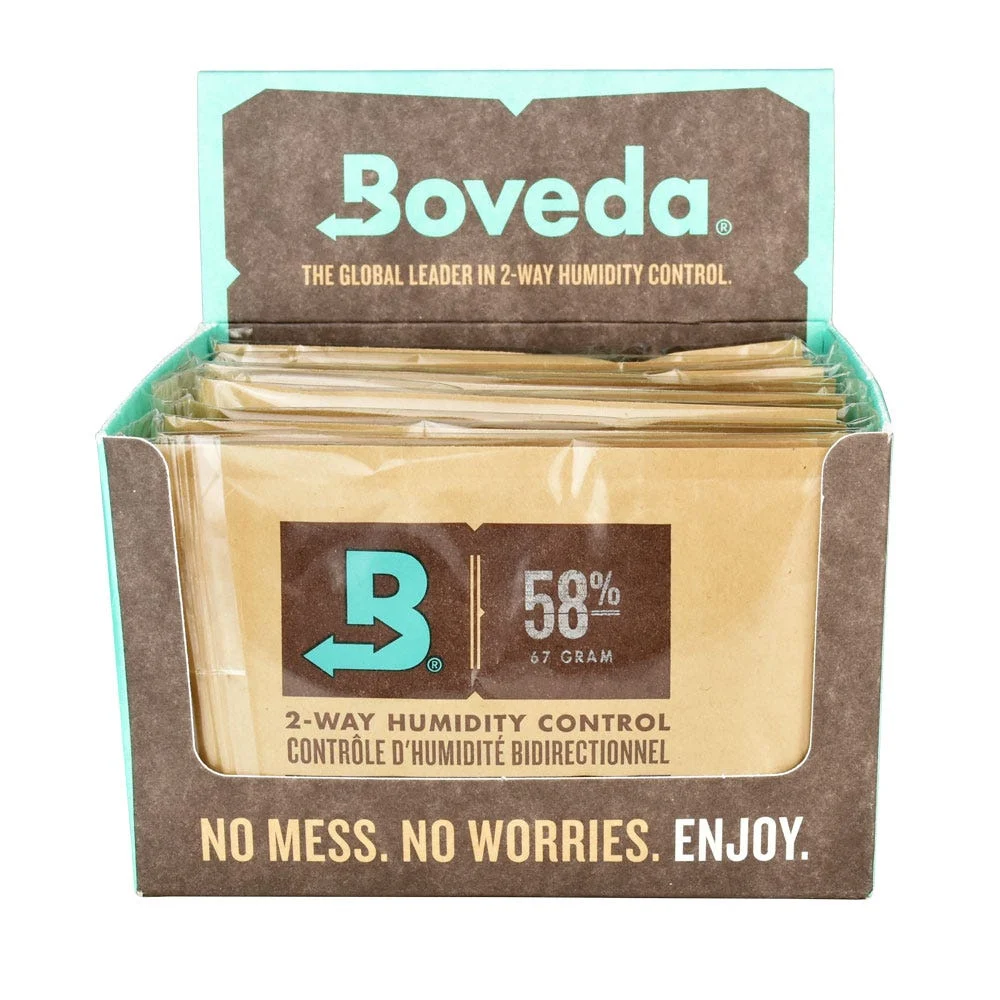 Boveda Humidity Control Pack | 58% | 67g | 12ct Display - New