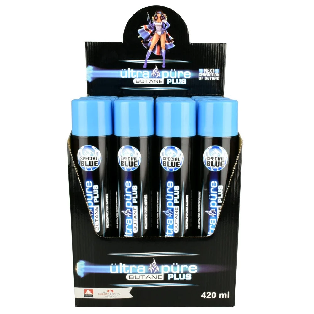 Special Blue Ultra Pure Plus Butane | 420mL | 12ct Display | BOGO - New