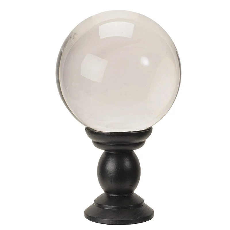 Clear Crystal Ball on Stand - Pacific Trading