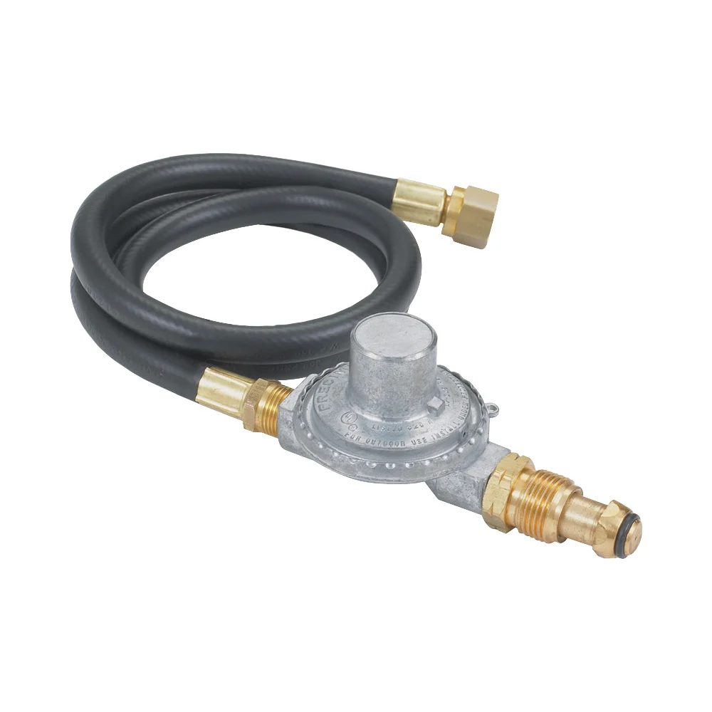 M5LPH/5LPH Hose Regulator, 3/8 in Connection, 36 in L Hose, For: Gas Grills - Bayou Classic