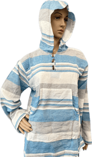 Kerala Striped Hooded Jacket - Magic Touch