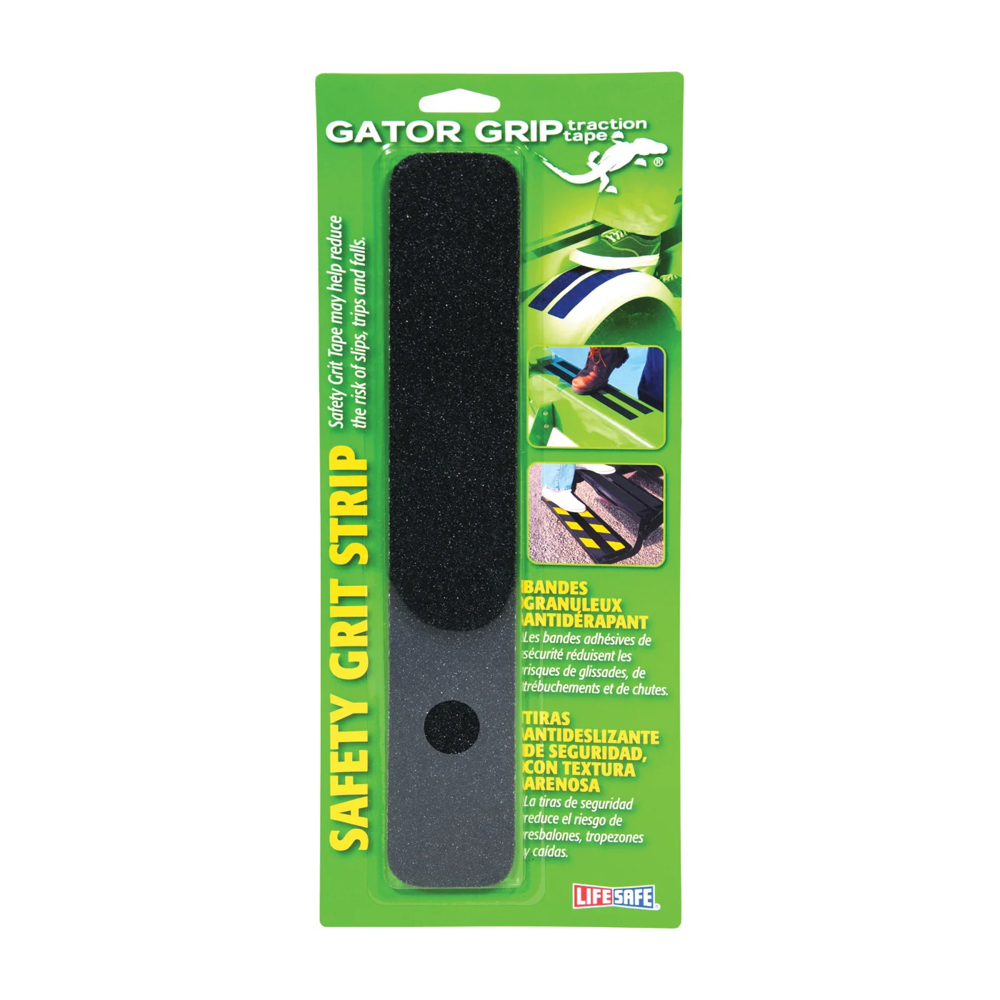 RE624BL Safety Grit Tape, 12 in L, 2 in W, Black - Incom